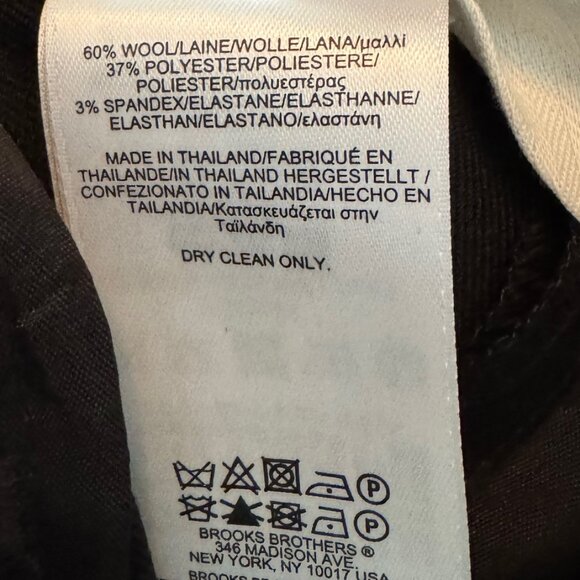 Brooks Brothers Black Trousers Size 14 - Picture 4 of 4